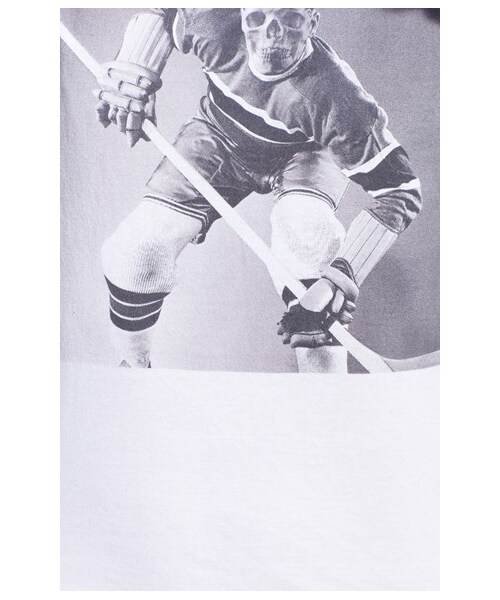 The Kooples(-)の「The Kooples SPORT 'Skull Hockey Player' Graphic T-Shirt(Tシャツ/カットソー・メンズ・White・Regular X-Large/Regular Small/Regular Large/Regular Medium)」の4枚目の写真
