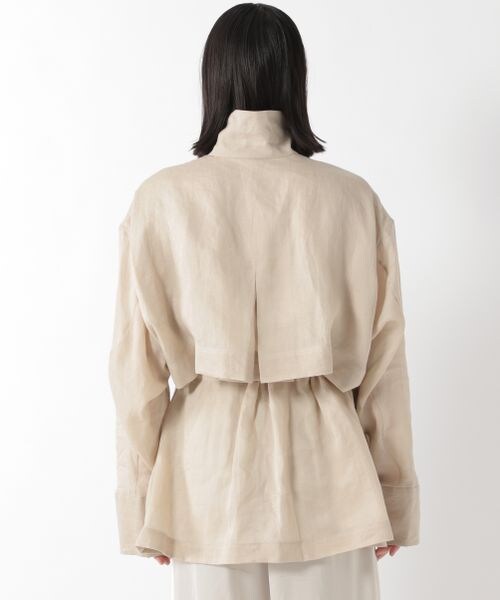 Chaos（カオス）の「フロマージュリネンブルゾン（ジャケット/アウター・レディース・ブラック09/ベージュ55/ライトベージュ56/モカ59/ネイビー88・FREE）」の22枚目の写真