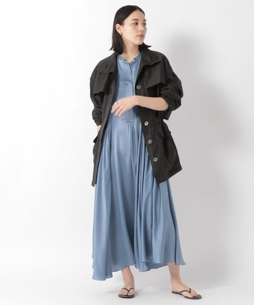 Chaos（カオス）の「フロマージュリネンブルゾン（ジャケット/アウター・レディース・ブラック09/ベージュ55/ライトベージュ56/モカ59/ネイビー88・FREE）」の19枚目の写真