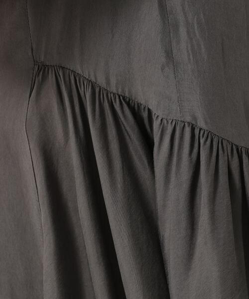 Chaos（カオス）の「バートフルフレアワンピース（ワンピース/ドレス・レディース・チャコールグレー18/モカ59・FREE）」の18枚目の写真