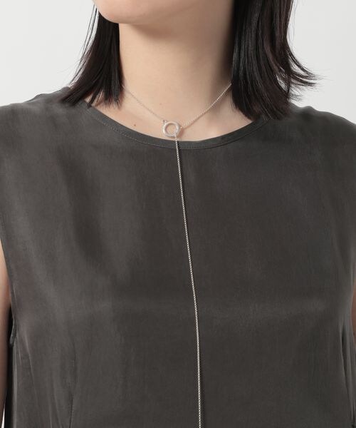 Chaos（カオス）の「バートフルフレアワンピース（ワンピース/ドレス・レディース・チャコールグレー18/モカ59・FREE）」の15枚目の写真