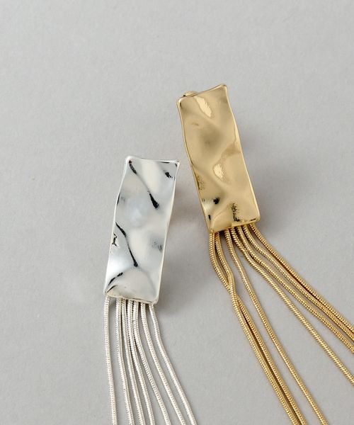 HARE（ハレ）の「チェーンフリンジイヤリング（アクセサリー・レディース・シルバー10/ゴールド60・FREE）」の16枚目の写真