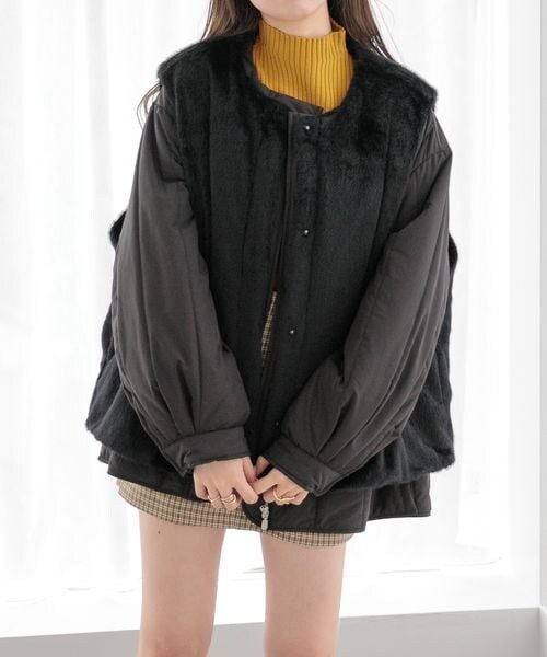 Heather（ヘザー）の「エアサーマル/2WAYブルゾン（）」 - WEAR