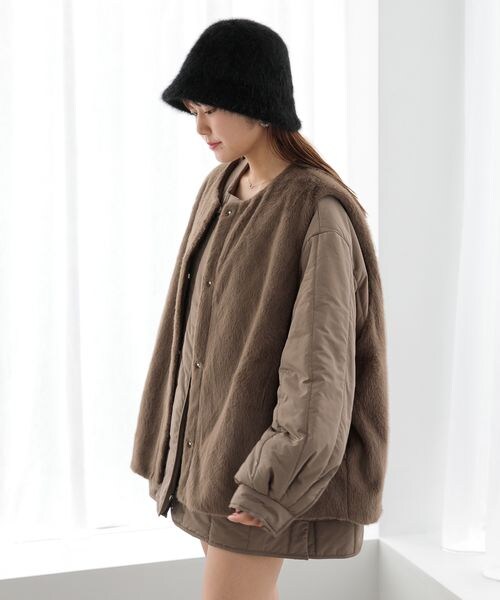 heather - エアサーマル2WAYブルゾン Heather（ヘザー）の「エアサーマル/2WAYブルゾン（）」 - WEAR