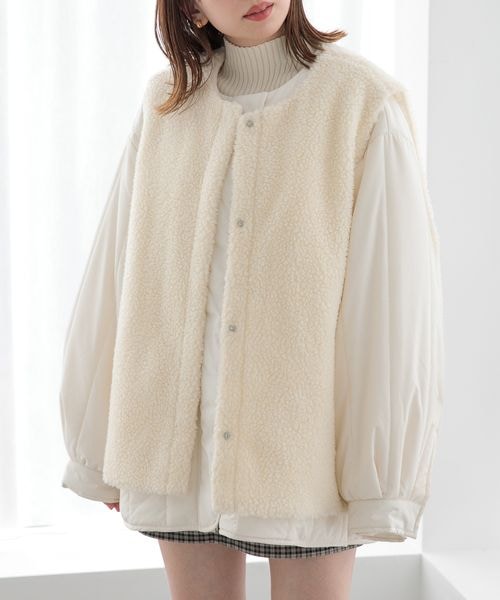Heather（ヘザー）の「エアサーマル/2WAYブルゾン（）」 - WEAR