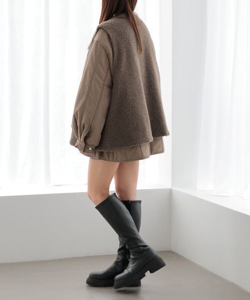 heather - エアサーマル2WAYブルゾン Heather（ヘザー）の「エアサーマル/2WAYブルゾン（）」 - WEAR