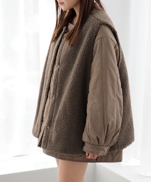 Heather（ヘザー）の「エアサーマル/2WAYブルゾン（）」 - WEAR