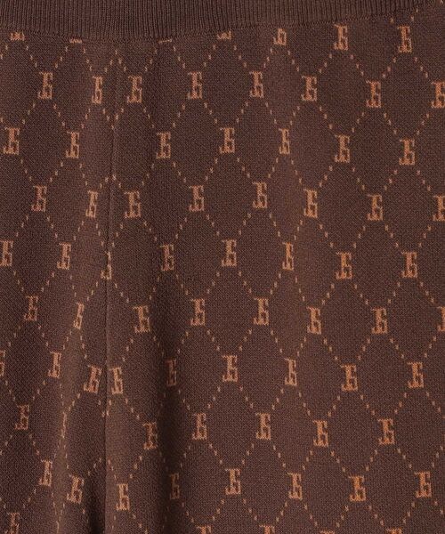 JEANASIS（ジーナシス）の「ドライタッチニットフレアパンツパンツ（パンツ・レディース・ブラック(09)/ベージュ系その他(51)/ブラウン系その他(56)/ブラウン(58)/グリーン(76)・FREE）」の12枚目の写真