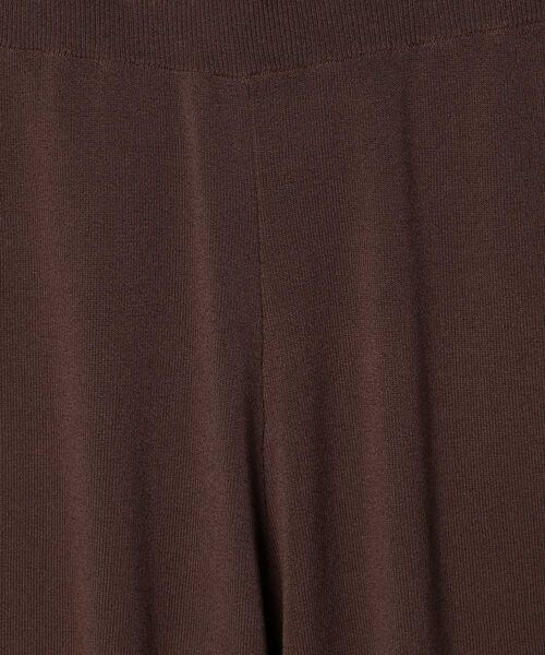 JEANASIS（ジーナシス）の「ドライタッチニットフレアパンツパンツ（パンツ・レディース・ブラック(09)/ベージュ系その他(51)/ブラウン系その他(56)/ブラウン(58)/グリーン(76)・FREE）」の13枚目の写真