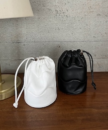 CAPRICIEUX LE'MAGE | ウェービー巾着バッグ(トートバッグ)