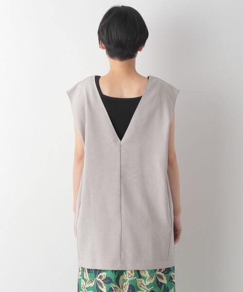 LEPSIM（レプシィム）の「リネンライク2WAYジレ（トップス・レディース・【NEW】ブラック09/グレージュ13/ブラウン58・FREE SIZE）」の15枚目の写真