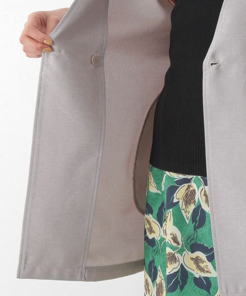 LEPSIM（レプシィム）の「リネンライク2WAYジレ（トップス・レディース・【NEW】ブラック09/グレージュ13/ブラウン58・FREE SIZE）」の20枚目の写真