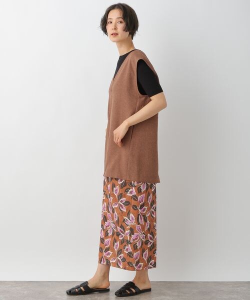 LEPSIM（レプシィム）の「リネンライク2WAYジレ（トップス・レディース・【NEW】ブラック09/グレージュ13/ブラウン58・FREE SIZE）」の11枚目の写真