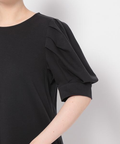 LEPSIM(レプシィム)の「ソデタックパフスリーブロングワンピース(ワンピース/ドレス・レディース・ブラック09/キャメル55/ブルー82・M/L)」の12枚目の写真