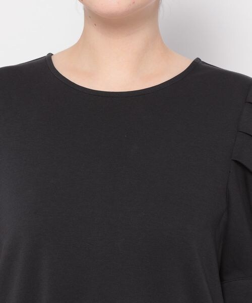 LEPSIM(レプシィム)の「ソデタックパフスリーブロングワンピース(ワンピース/ドレス・レディース・ブラック09/キャメル55/ブルー82・M/L)」の11枚目の写真