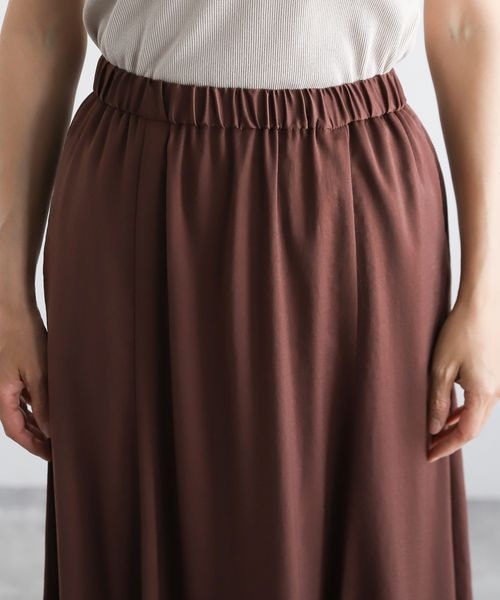 LEPSIM（レプシィム）の「セミナローロングスカート（スカート・レディース・ブラック09/グレージュ13/ブラウン58・FREE SIZE/FREE TALL）」の11枚目の写真