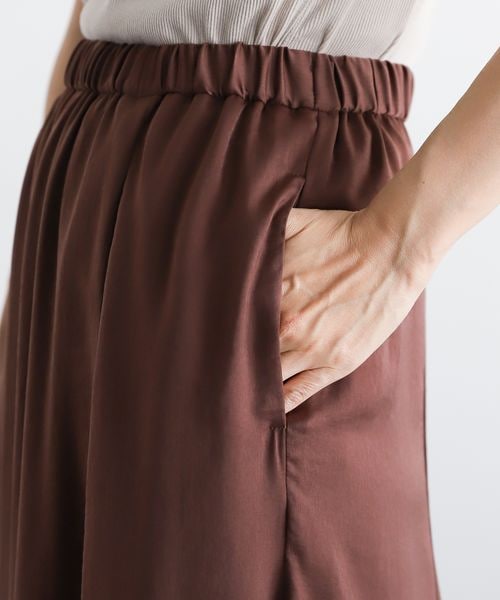 LEPSIM（レプシィム）の「セミナローロングスカート（スカート・レディース・ブラック09/グレージュ13/ブラウン58・FREE SIZE/FREE TALL）」の12枚目の写真