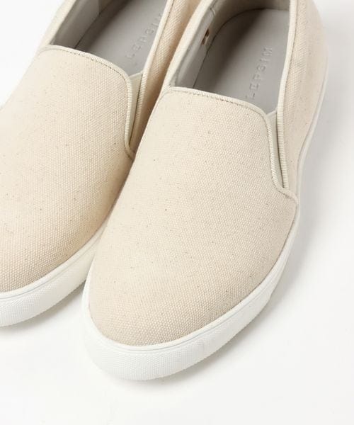 LEPSIM（レプシィム）の「撥水キャンバススリッポン（シューズ・レディース・オフホワイト08/ブラック09/ゼブラ10・M(23-23.5)/L(24-24.5)）」の12枚目の写真