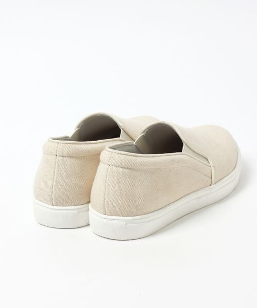 LEPSIM（レプシィム）の「撥水キャンバススリッポン（シューズ・レディース・オフホワイト08/ブラック09/ゼブラ10・M(23-23.5)/L(24-24.5)）」の10枚目の写真
