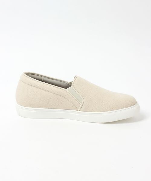 LEPSIM（レプシィム）の「撥水キャンバススリッポン（シューズ・レディース・オフホワイト08/ブラック09/ゼブラ10・M(23-23.5)/L(24-24.5)）」の9枚目の写真