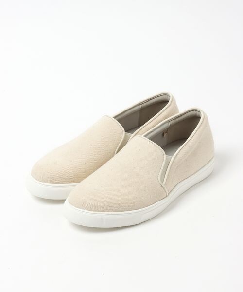LEPSIM（レプシィム）の「撥水キャンバススリッポン（シューズ・レディース・オフホワイト08/ブラック09/ゼブラ10・M(23-23.5)/L(24-24.5)）」の5枚目の写真