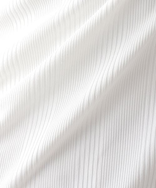 LEPSIM（レプシィム）の「ボートネックリブカットソー6分袖（トップス・レディース・オフホワイト05/ブラック09/ブラウン58・M/L）」の16枚目の写真