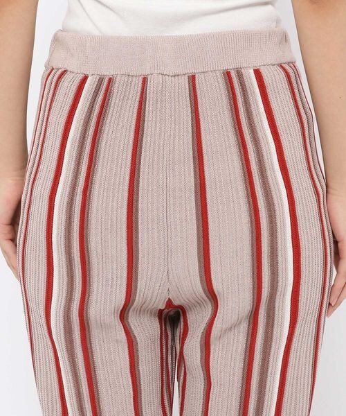 LEPSIM(レプシィム)の「12ゲージマルチストライプパンツ(パンツ・レディース・グレージュ13/ブラウン58・FREE SIZE)」の18枚目の写真