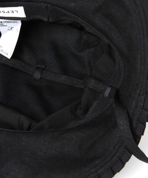 LEPSIM(レプシィム)の「プリーツバケットハット(帽子・レディース・ナチュラル08/ブラック09・ONE SIZE)」の12枚目の写真