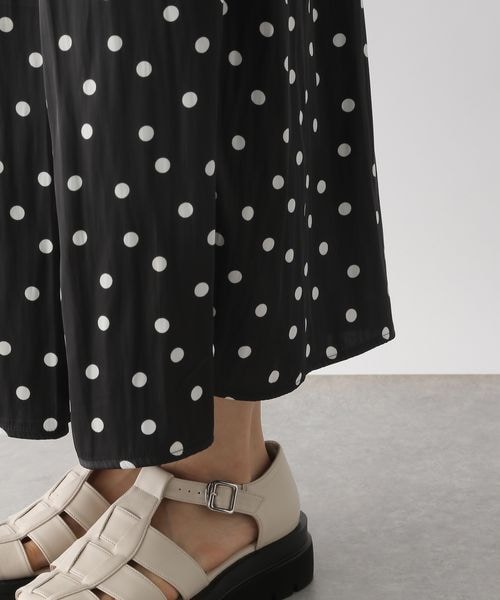 LEPSIM(レプシィム)の「アソートスカーチョ(パンツ・レディース・ブラック×ドット09/ベージュ×ドット52/ブルー×ストライプ83・FREE SIZE)」の12枚目の写真