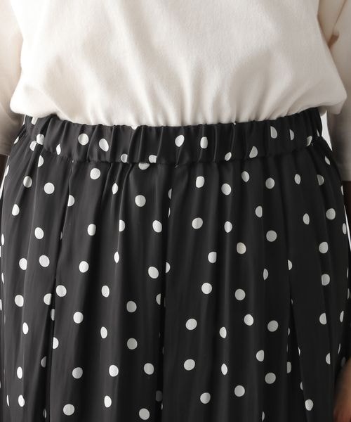 LEPSIM(レプシィム)の「アソートスカーチョ(パンツ・レディース・ブラック×ドット09/ベージュ×ドット52/ブルー×ストライプ83・FREE SIZE)」の10枚目の写真