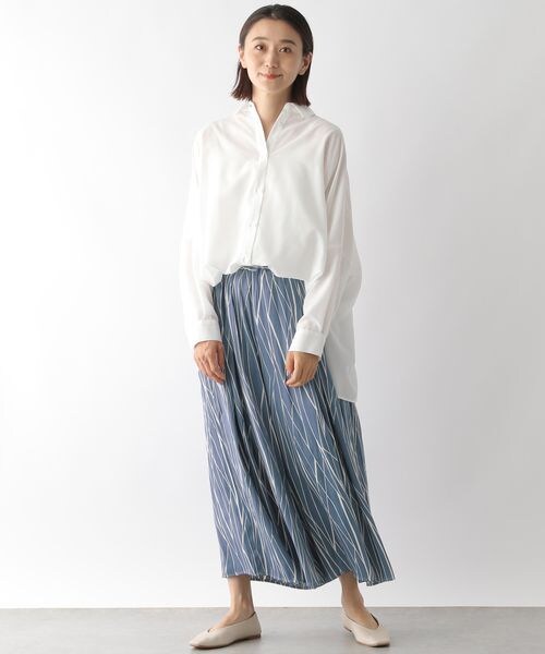 LEPSIM(レプシィム)の「アソートスカーチョ(パンツ・レディース・ブラック×ドット09/ベージュ×ドット52/ブルー×ストライプ83・FREE SIZE)」の6枚目の写真