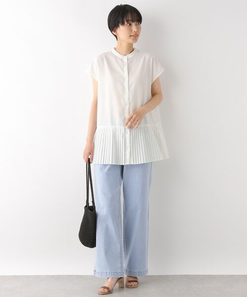 LEPSIM(レプシィム)の「ソフトバギーパンツ2(パンツ・レディース・グレージュ13/ブルー85・M/L)」の5枚目の写真