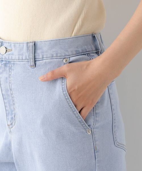 LEPSIM(レプシィム)の「ソフトバギーパンツ2(パンツ・レディース・グレージュ13/ブルー85・M/L)」の11枚目の写真