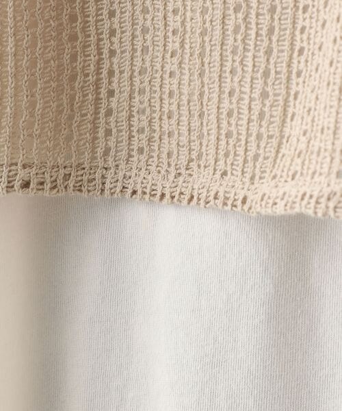 LEPSIM（レプシィム）の「メッシュ2ピースセットカットソー（トップス・レディース・ブラック09/グレージュ13・FREE SIZE）」の22枚目の写真