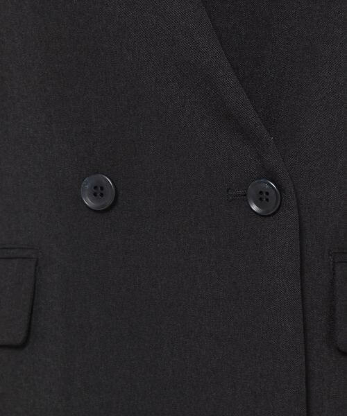 LEPSIM（レプシィム）の「ノーカラーダブルジャケット（ジャケット/アウター・レディース・ブラック09/グレージュ51/ブラウン58・M/L）」の20枚目の写真