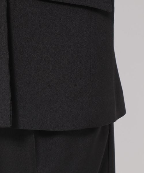 LEPSIM（レプシィム）の「ノーカラーダブルジャケット（ジャケット/アウター・レディース・ブラック09/グレージュ51/ブラウン58・M/L）」の16枚目の写真