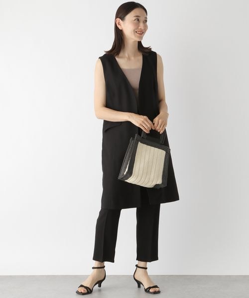 LEPSIM(レプシィム)の「スリットテーパードパンツ(パンツ・レディース・ブラック09/グレージュ51/グリーン75・M/L)」の5枚目の写真