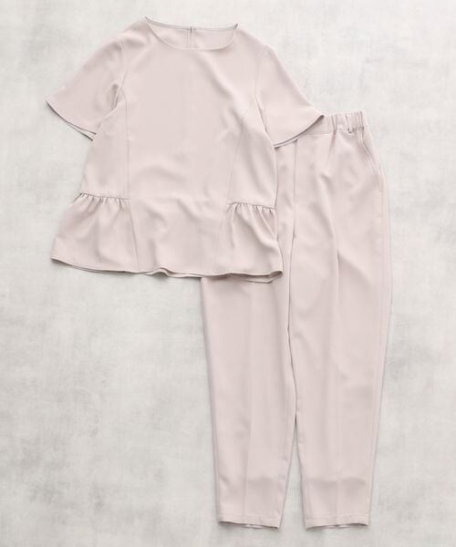 LEPSIM（レプシィム）の「フレアブラウスセットパンツ（フォーマルスーツ/小物・レディース・ブラック09/グレージュ13・M/L）」の21枚目の写真