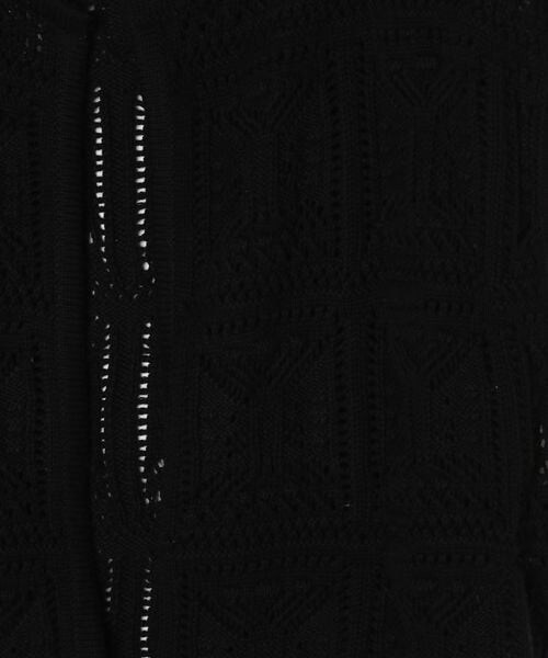 LOWRYS FARM（ローリーズファーム）の「オープンワークニットジレ（トップス・レディース・アイボリー08/ブラック09/ブラウン58・F）」の17枚目の写真