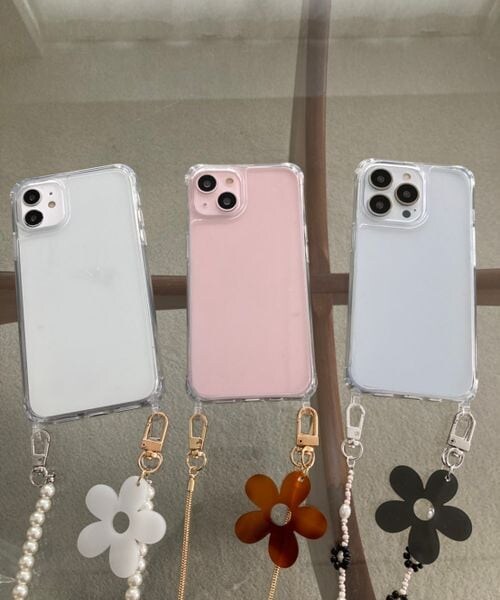 LOWRYS FARM（ローリーズファーム）の「ハートフックツキハナチャーム（ファッション雑貨・レディース・ホワイト01/ブラック09/ピンク22/ブラウン58・FREE）」の6枚目の写真