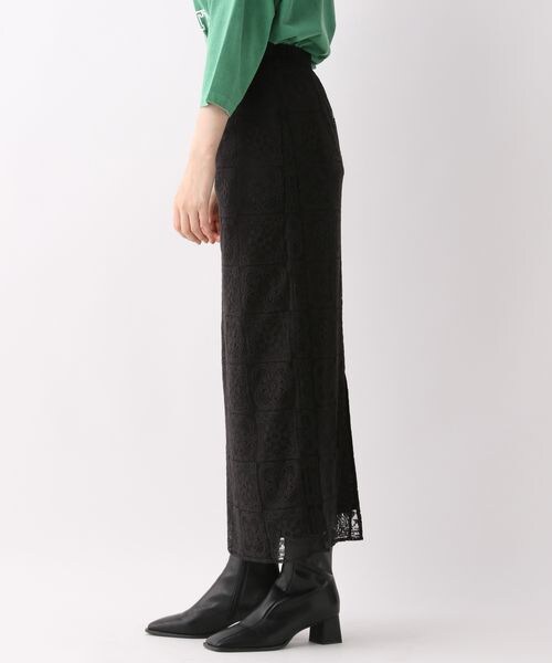 A part by（アパートバイ）の「パッチワークレーススカート/WEB