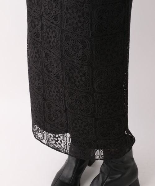 ビアズリーパッチワークレーススカート BEARDSLEY（ビアズリー）の「パッチワーク＆刺繍スカート