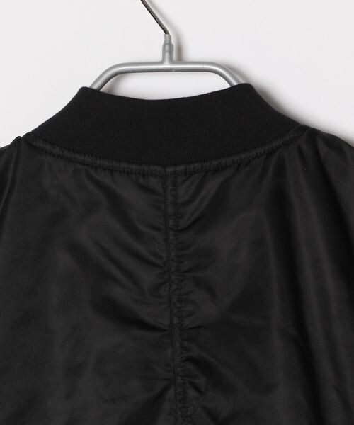 LOWRYS FARM（ローリーズファーム）の「ＭＡ－１ベスト（ジャケット/アウター・レディース・ブラック09/カーキ78・F）」の19枚目の写真