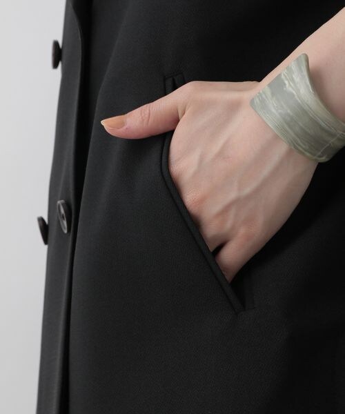 LOWRYS FARM（ローリーズファーム）の「アムンゼンベルトベスト２（ジャケット/アウター・レディース・アイボリー08/ブラック09/ブラウン・F）」の14枚目の写真