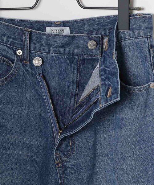 LOWRYS FARM（ローリーズファーム）の「ＣＯＮＥ／アシメデニムパンツ（パンツ・レディース・ブルー85/ワンウォッシュ88・S/M/L）」の8枚目の写真