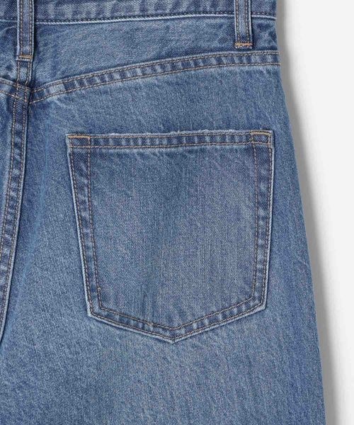 LOWRYS FARM（ローリーズファーム）の「ＣＯＮＥ／アシメデニムパンツ（パンツ・レディース・ブルー85/ワンウォッシュ88・S/M/L）」の12枚目の写真