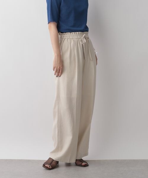 LOWRYS FARM(ローリーズファーム)の「アサコンイージーパンツ(パンツ・レディース・アイボリー08/ブラック09/レッド35/ブラウン58・F)」の1枚目の写真