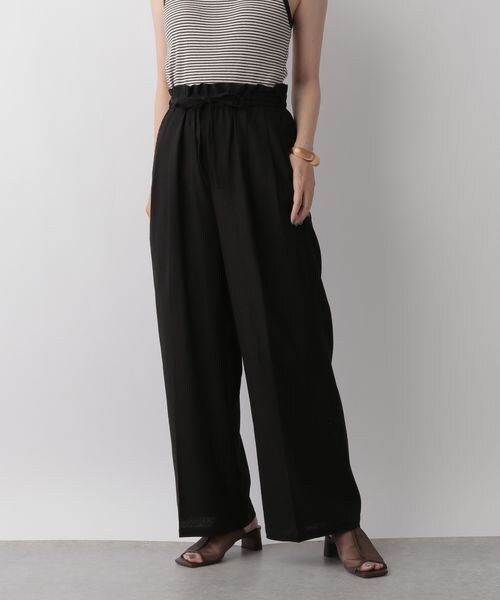 LOWRYS FARM(ローリーズファーム)の「アサコンイージーパンツ(パンツ・レディース・アイボリー08/ブラック09/レッド35/ブラウン58・F)」の12枚目の写真