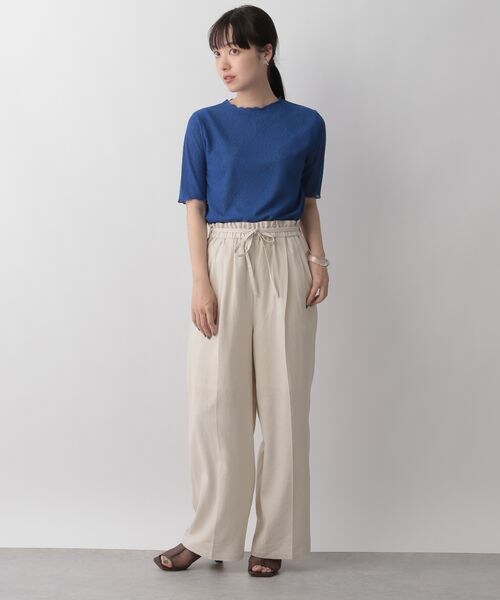 LOWRYS FARM(ローリーズファーム)の「アサコンイージーパンツ(パンツ・レディース・アイボリー08/ブラック09/レッド35/ブラウン58・F)」の9枚目の写真