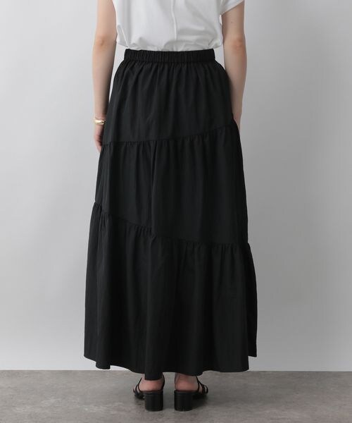 LOWRYS FARM（ローリーズファーム）の「アシメティアードスカート（スカート・レディース・アイボリー08/ブラック09/カーキ78・F）」の21枚目の写真